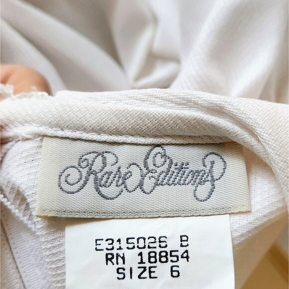 Rare Editions Flower Girl, 1st Communion Dress Sz 6 White - Picture 6 of 7